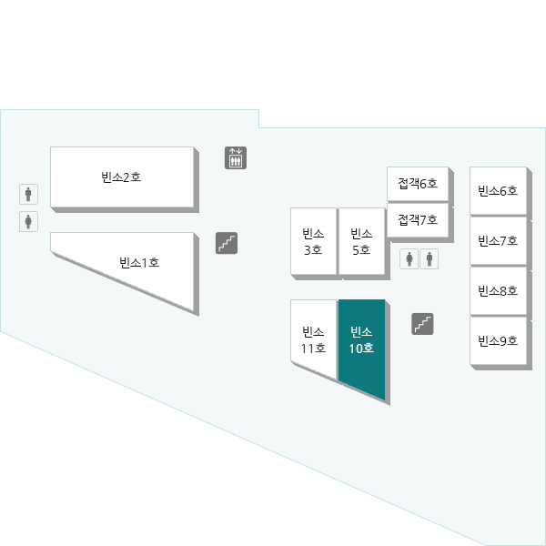 별관 지하 1층으로 내려오시면 중앙에 위치해 있습니다.